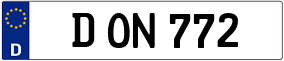 Truck License Plate